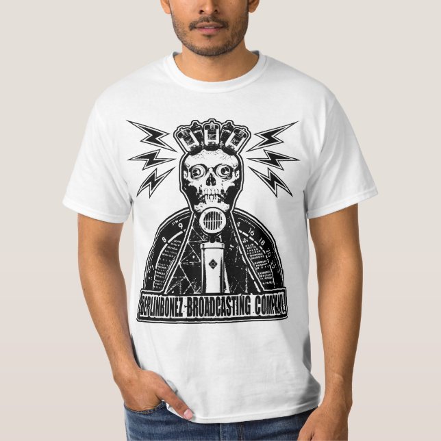 BERLINBONEZ BROADCASTING COMPANY TSHIRT T-SHIRT (Framsida)