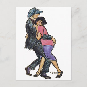 Berlindansare Tidigt 1900 Vykort