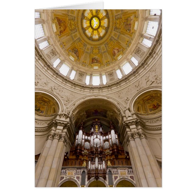 Berliner Dom orgel, Berlin Hälsningskort (Framsidan)