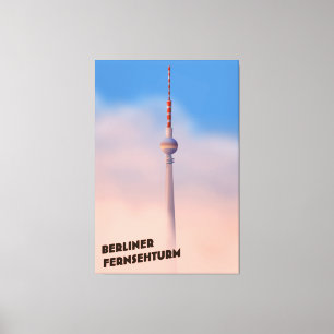 Berliner Fernsehturm, Berlin TV torn Canvastryck