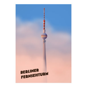 Berliner Fernsehturm, Berlin TV torn Fototryck