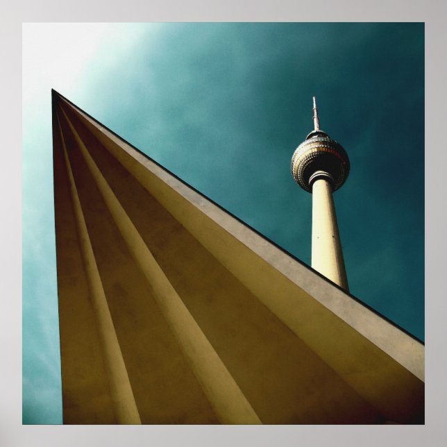 Berliner Fernsehturm Poster (Framsidan)