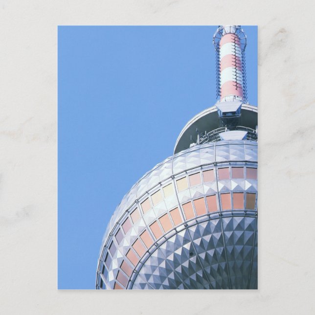 Berliner Fernsehturm Vykort (Framsida)