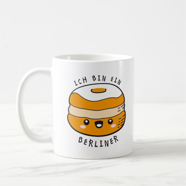 Berliner för Ich tunnaein Kaffemugg (Vänster)