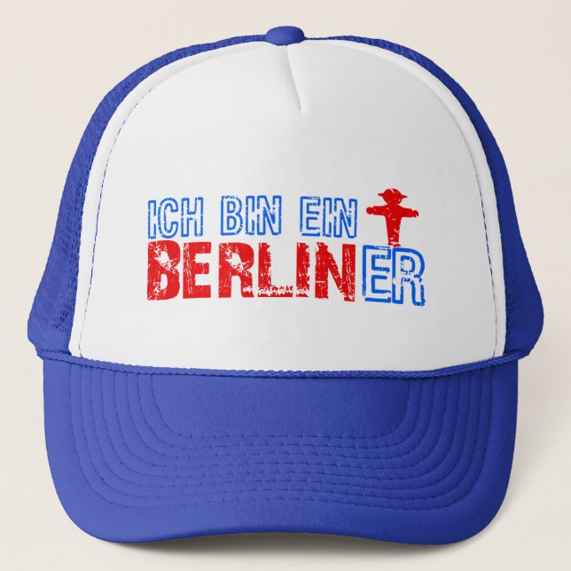 Berliner hat - välj färg truckerkeps (Framsida)