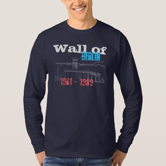 Berliner Mauer Design Tee (Framsida)