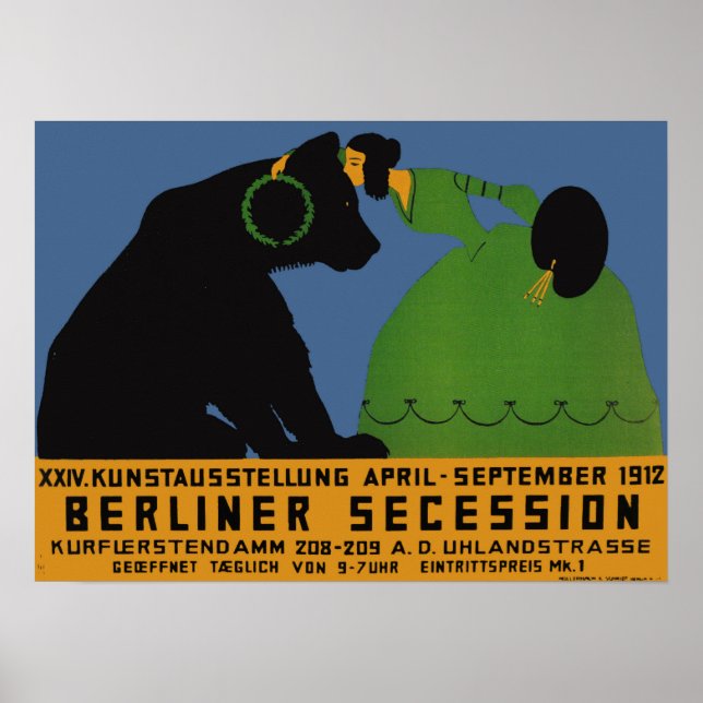 Berliner Secession Poster (Framsidan)
