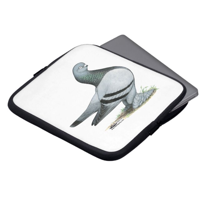 Berliner Tumbler Pigeon Blue Pub Laptop Fodral (Framsida topp)