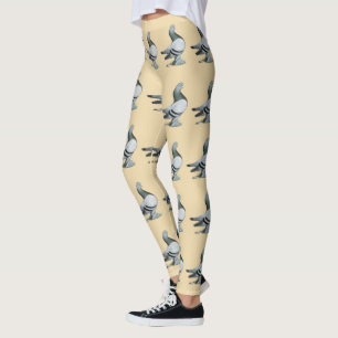 Berliner Tumbler Pigeon Blue Pub Leggings