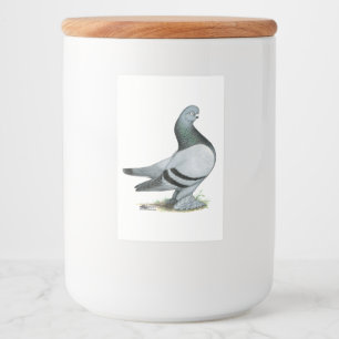 Berliner Tumbler Pigeon Blue Pub Mat Etikett