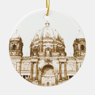 BerlinerDom i Berlin, Tyskland Julgransprydnad Keramik