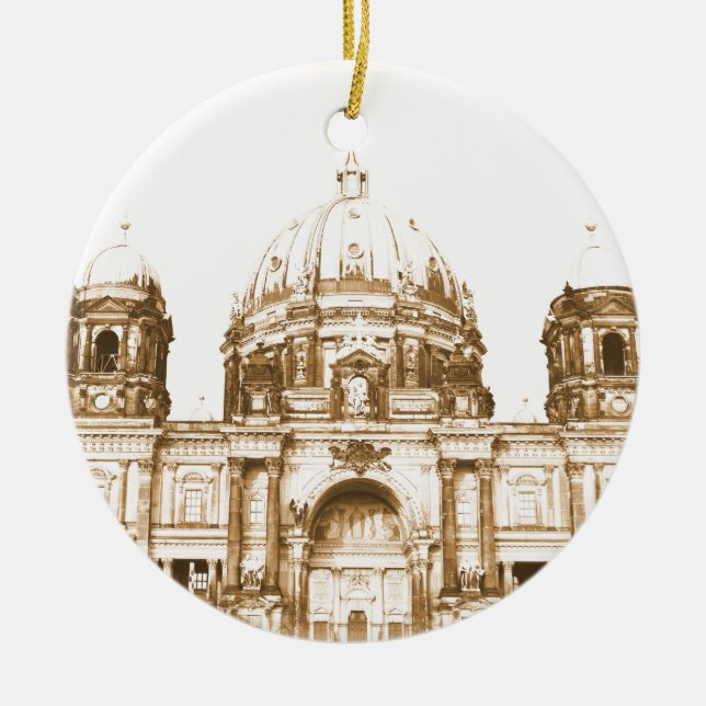 BerlinerDom i Berlin, Tyskland Julgransprydnad Keramik (Framsidan)