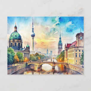 Berlinfärgsfärg Vykort