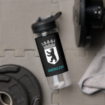 BerlinFitness & Berlin jackar om arm/flagga<br><div class="desc">Vattenflaska med Berlinemblem,  flagga aktivt mode - kärlek mitt land,  gym,  träning,  resor,  camping,  patrioter/sportfantaster</div>