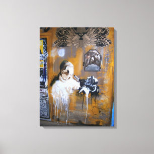 Berlinkamera Graffiti Street art, riktig världskon Canvastryck