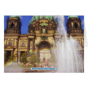 Berlinkatedral Dom, Tyskland Hälsningskort