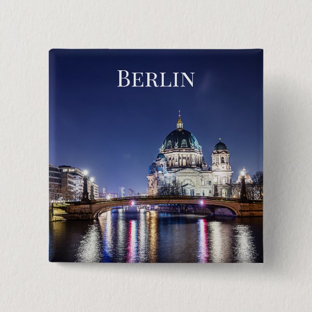 Berlinkatedralen i Berlin, Tyskland Knapp (Framsida)