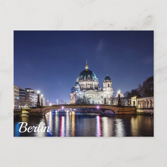 Berlinkatedralen i Berlin, Tyskland Vykort (Framsida)