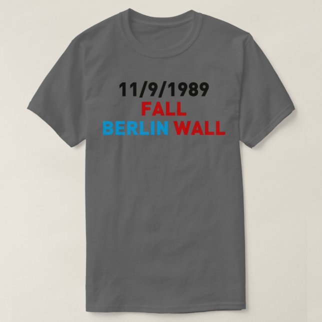 Berlinmuren 1989 t shirt (Design framsida)