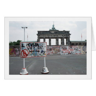Berlinmuren Hälsningskort