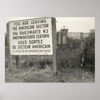 Berlinmuren i grannskapet poster