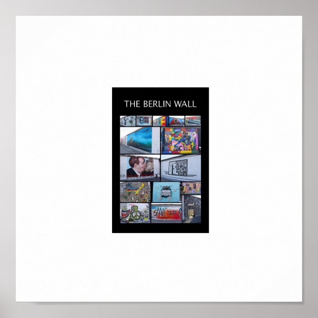 Berlinmuren Poster (Framsidan)