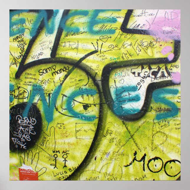 Berlinmuren Poster (Framsidan)