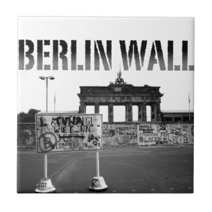 Berlinmuren Tyskland 1989 - Pro Photo Kakelplatta