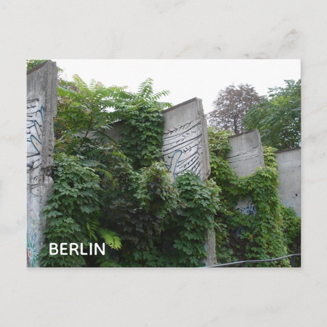 Berlinmuren Vykort (Framsida)