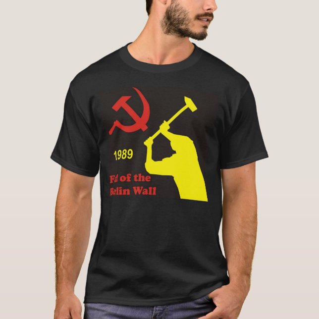 Berlinmurens fall 1989 t-shirt (Framsida)