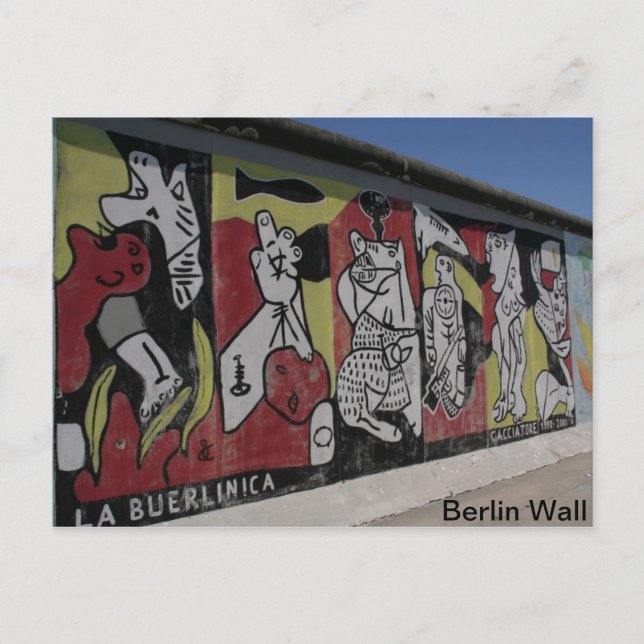 Berlinmurens vykort (Framsida)