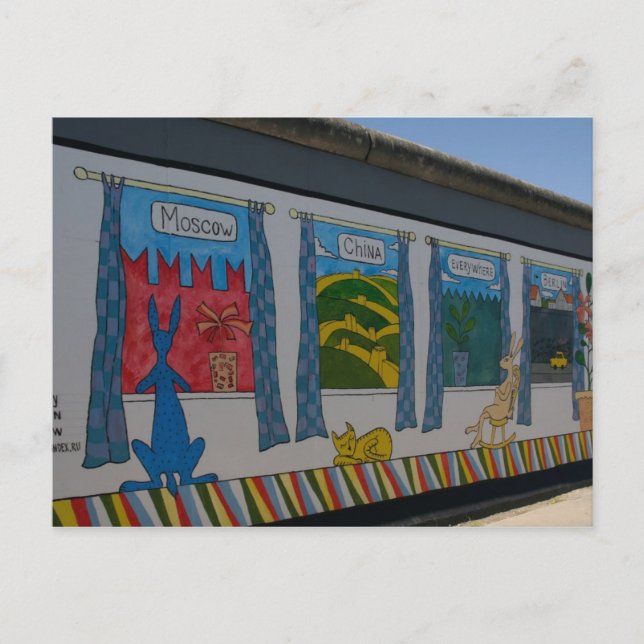 Berlinmurens vykort (Framsida)