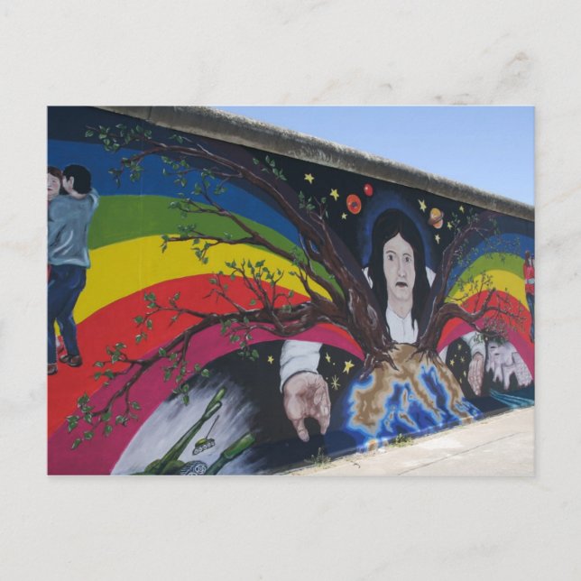 Berlinmurens vykort (Framsida)