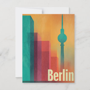 Berlinretro Vykort