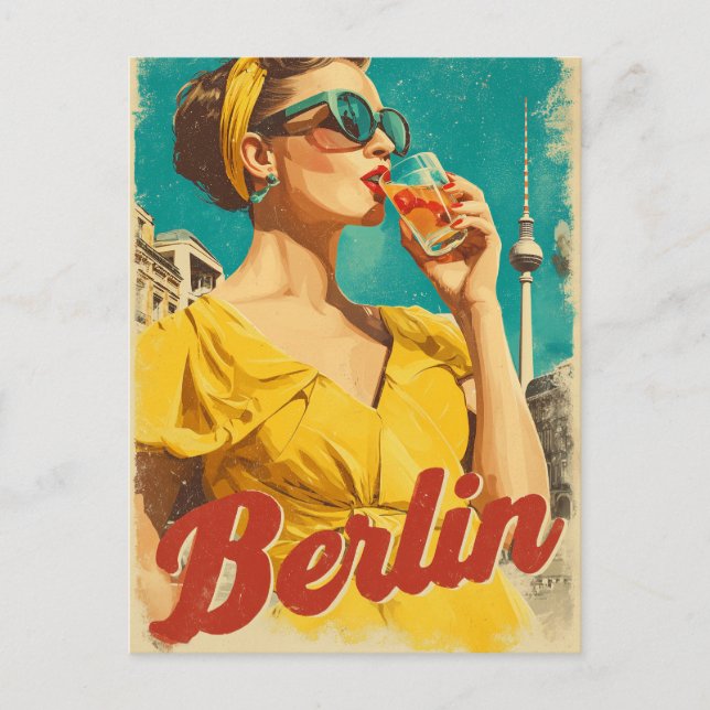 Berlins 50-talssida vykort (Framsida)