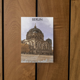 Berlins katedral Berliner Dom Landmark Vykort