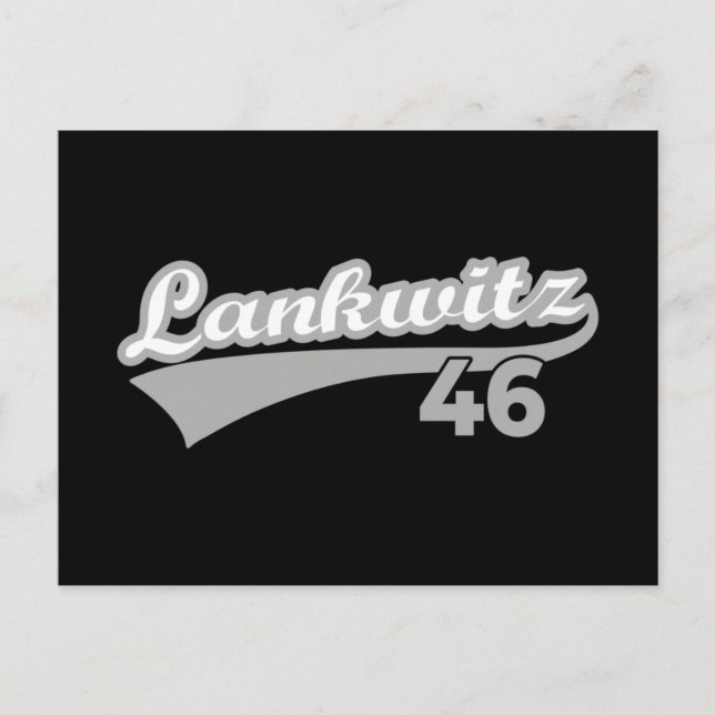 Berlins Lankwitz 46 Classic City Number Vykort (Framsida)