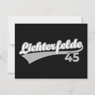 Berlins Lichterfelde 45 Logotyp nummer Vykort