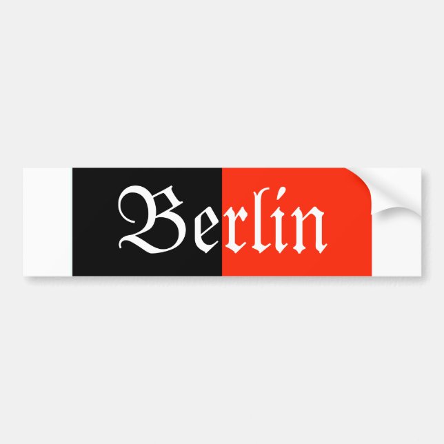Berlins ockupationsarmé Medal Bumper Sticker Bildekal (Framsidan)