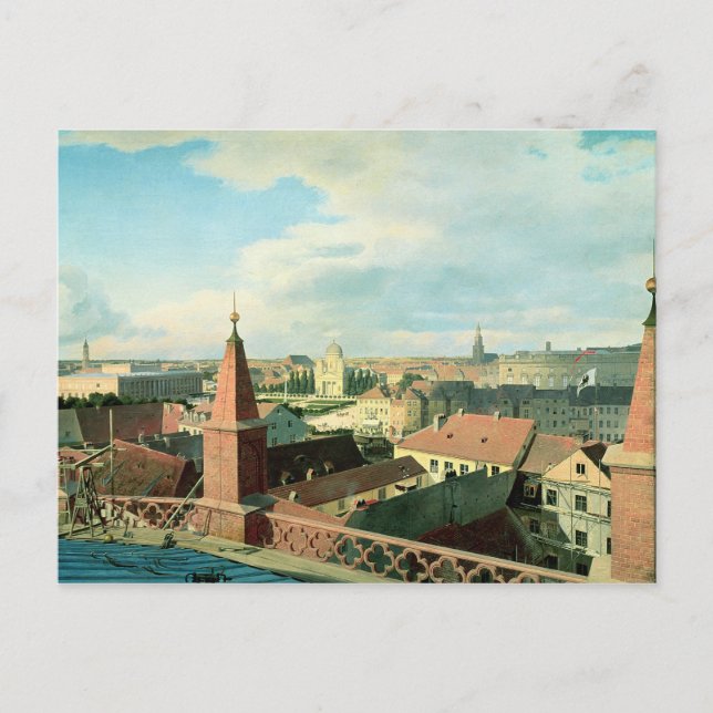 Berlins stad med Altes Museum Vykort (Framsida)