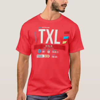 Berlins TXL-flygplatskod Märkre 1 T Shirt