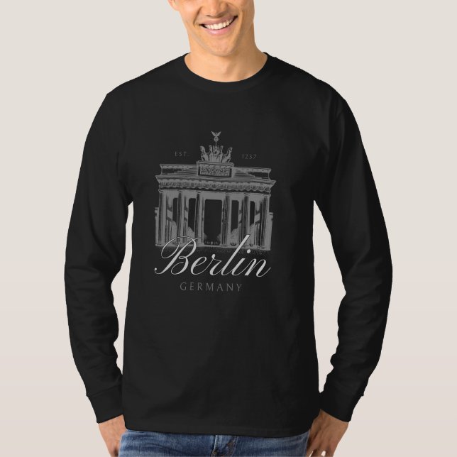 Berlins Tysklanda grafikläge T Shirt (Framsida)