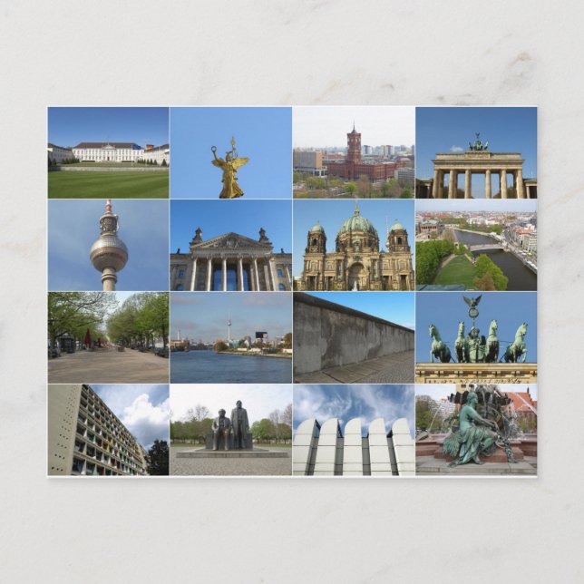 Berlins Tysklanda utseende Vykort (Framsida)