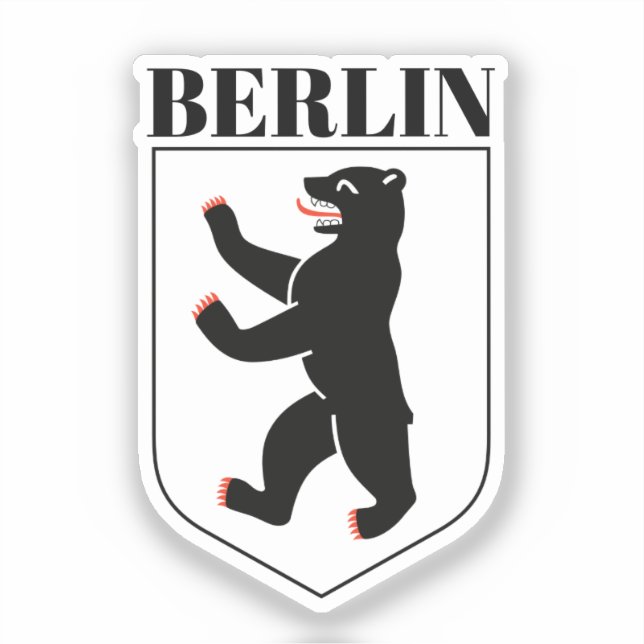 Berlins vapen klistermärken (Framsida)