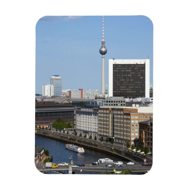 Berlinskylin, Tyskland Magnet (Vertikal)