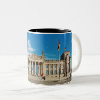 Berlinstadens Tysklanda Reichstag bygger landmärke