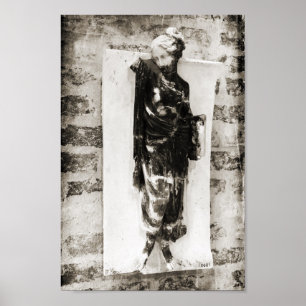 Berlinstadgan Svartvitt Poster