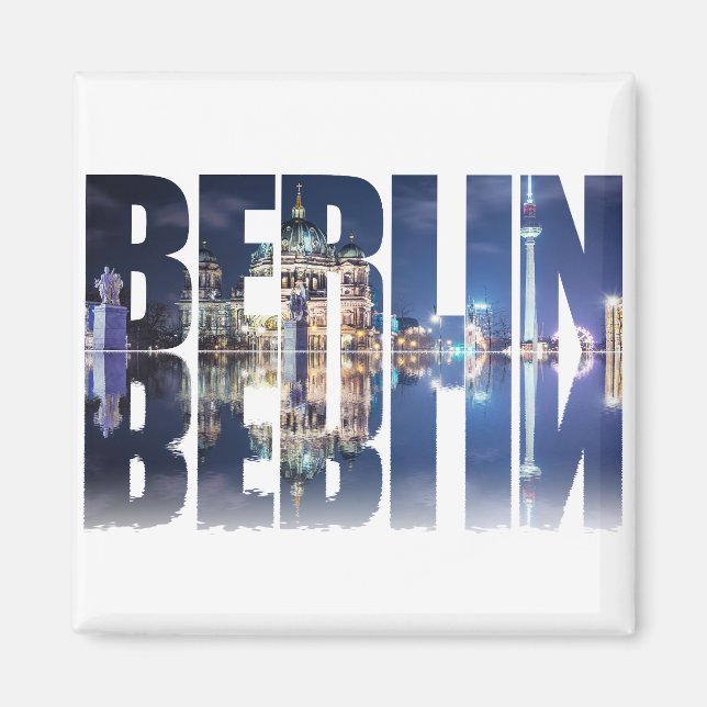 Berlintext souvenir magnet (Framsidan)