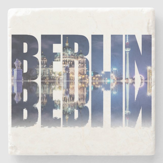 Berlintext souvenir stenunderlägg (Framsidan)