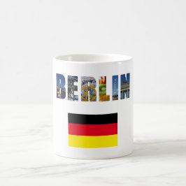 Berlintyska Flagga Kaffemugg